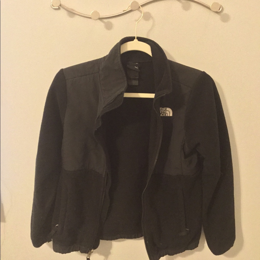 Girls black The North Face jacket